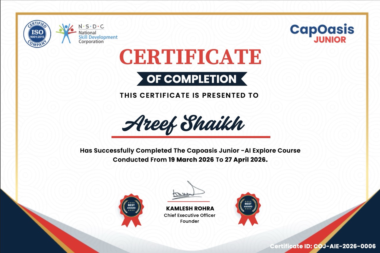 Zoho Certificate